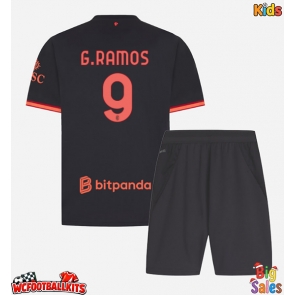 AC Milan Goncalo Ramos #9 Replica Third Stadium Kit for Kids 2026-27 Short Sleeve (+ pants)
